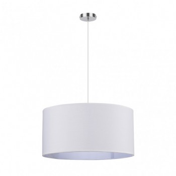 Distribuidor - Lâmpadas Diversas | Colgantes Moderno | COLGANTE CHANZA 3XE27 CROMO/BLANCO REGX50X50 CM Ref: 157695001